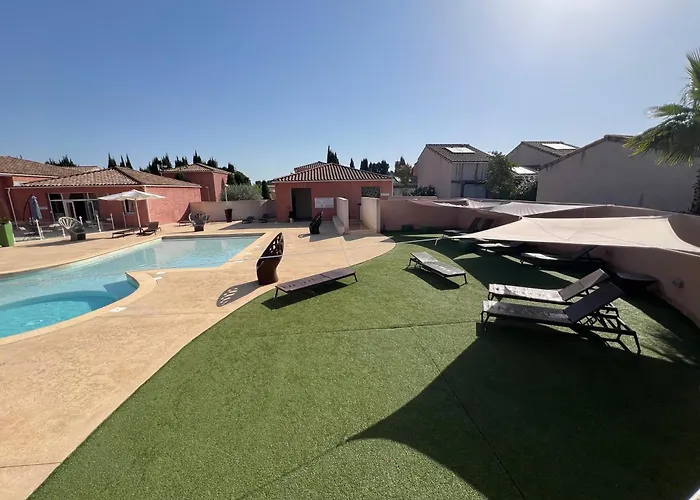 Semesterbostad Domaine De Bacchus-villa Occitane-climatisee 4 Couchages Saint-Christol (Herault)